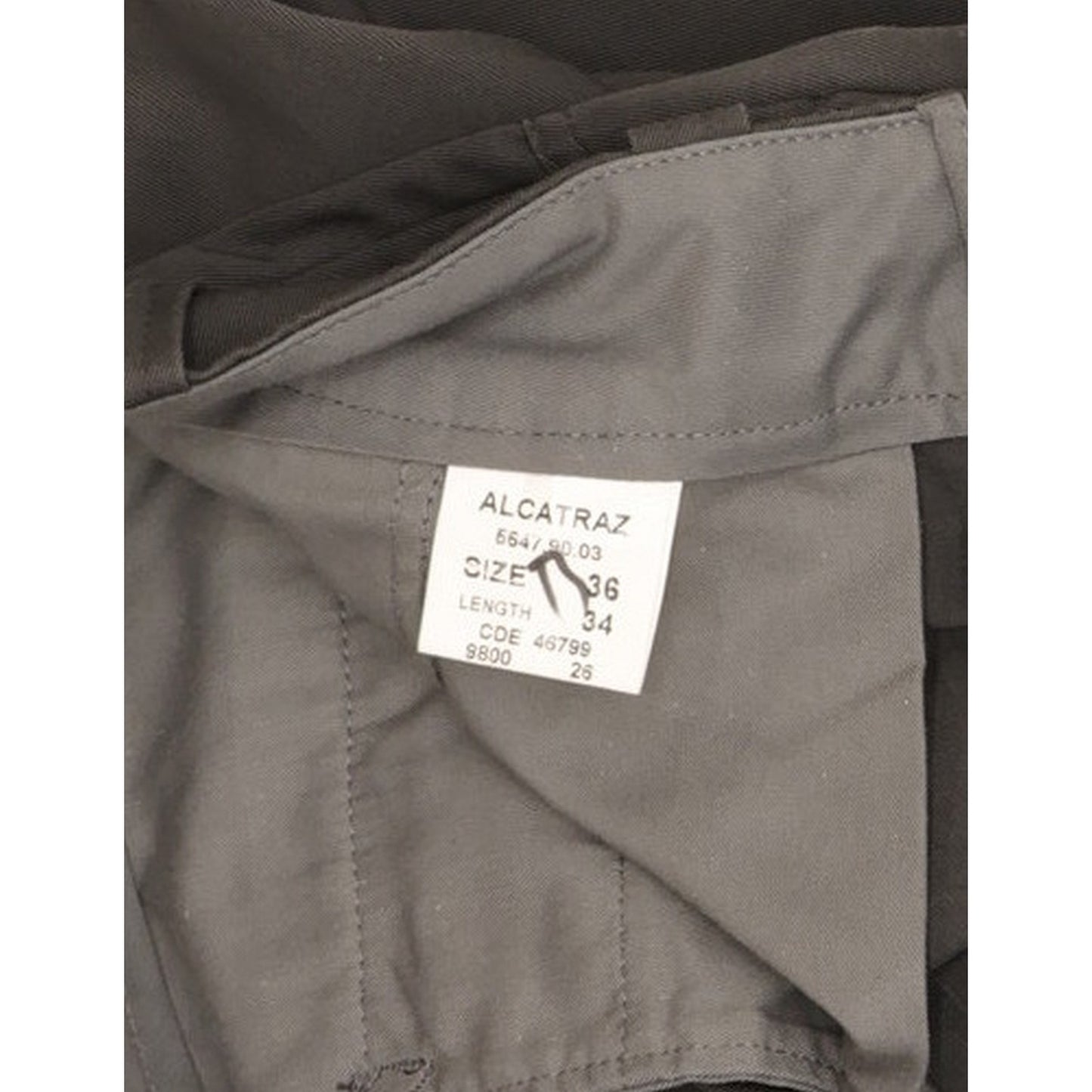 G-Star Alcatraz Men Grey Straight Regular Trousers W36 L33