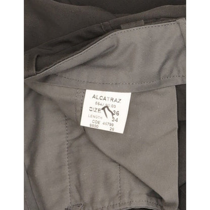 G-Star Alcatraz Men Grey Straight Regular Trousers W36 L33