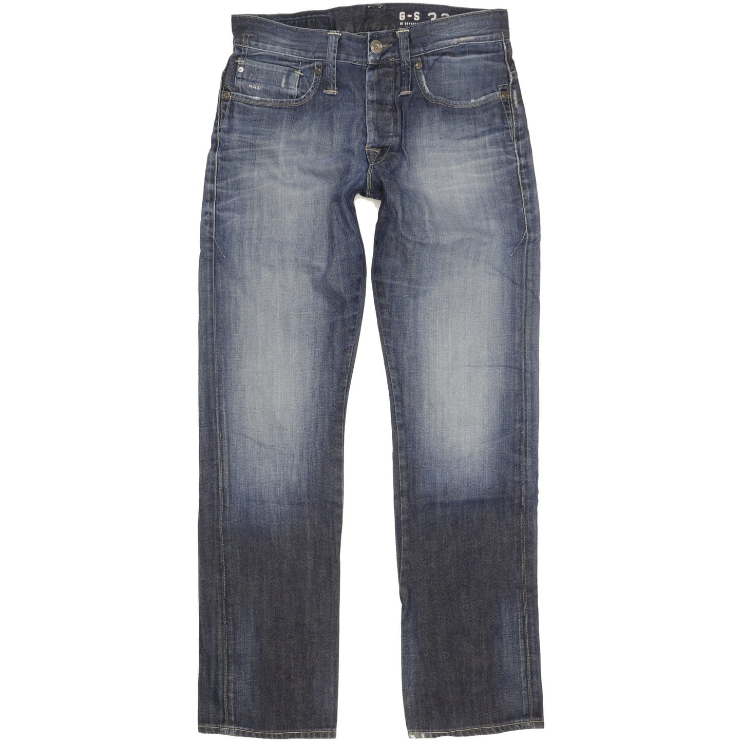 G-Star Victor Men Blue Straight Regular Jeans W32 L33