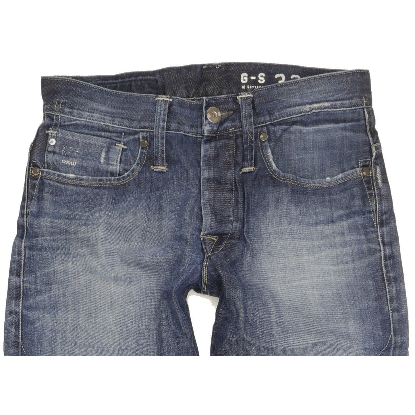 G-Star Victor Men Blue Straight Regular Jeans W32 L33
