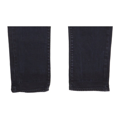 G-Star 3301 Men Navy Straight Slim Stretch Jeans W36 L32