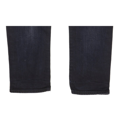 G-Star 3301 Men Navy Straight Slim Stretch Jeans W36 L32