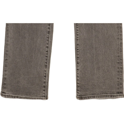 Levi's 714 Women Grey Straight Slim Stretch Jeans W27 L33