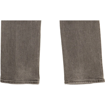 Levi's 714 Women Grey Straight Slim Stretch Jeans W27 L33