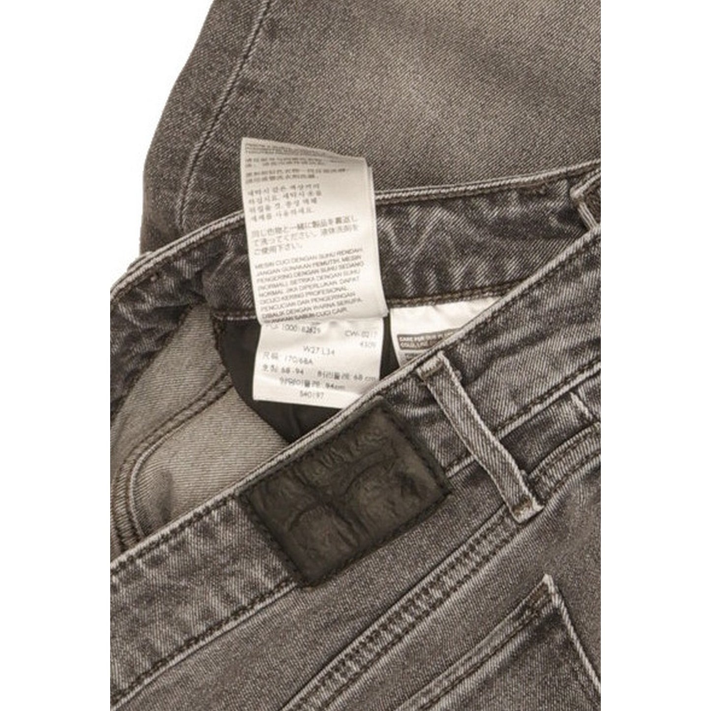 Levi's 714 Women Grey Straight Slim Stretch Jeans W27 L33