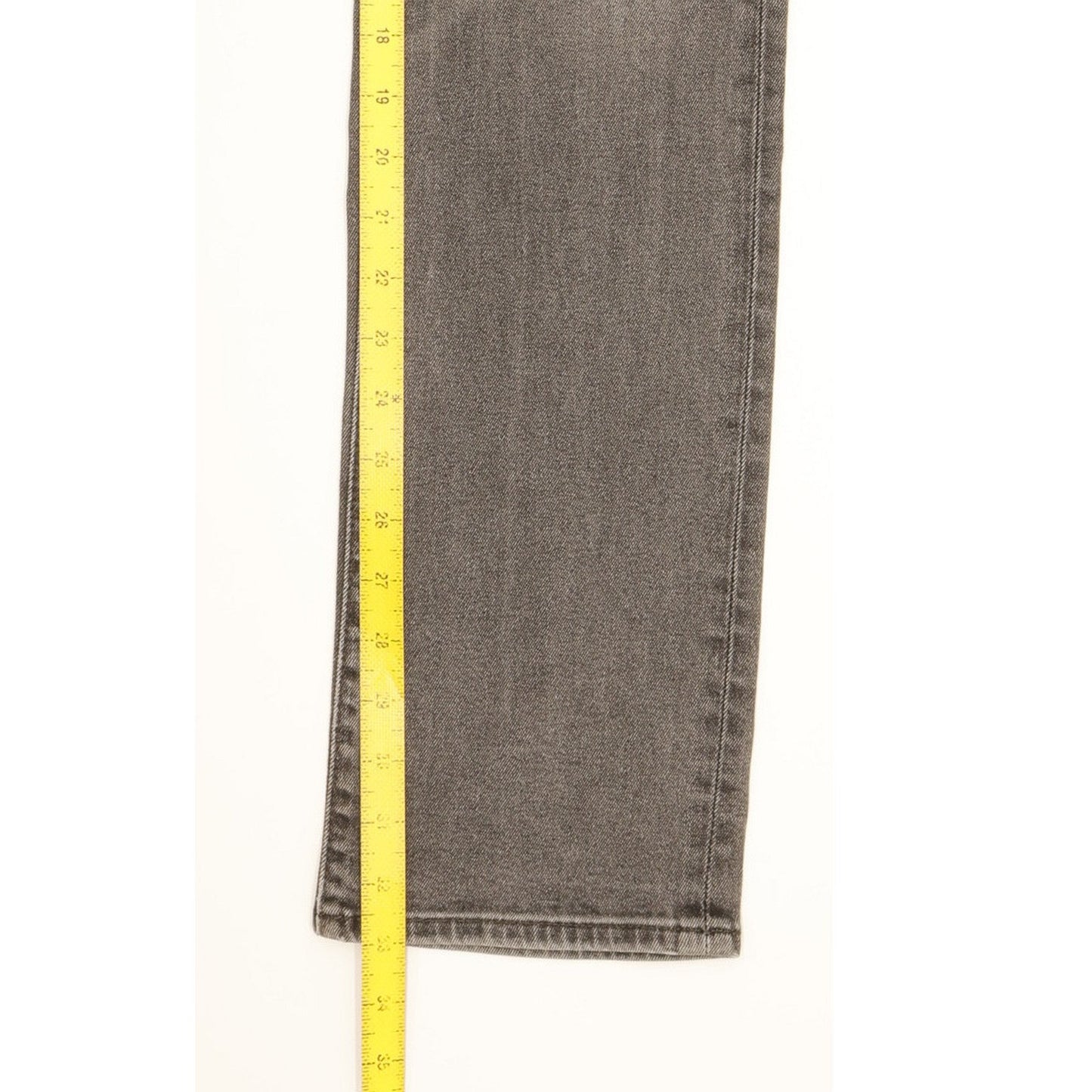 Levi's 714 Women Grey Straight Slim Stretch Jeans W27 L33