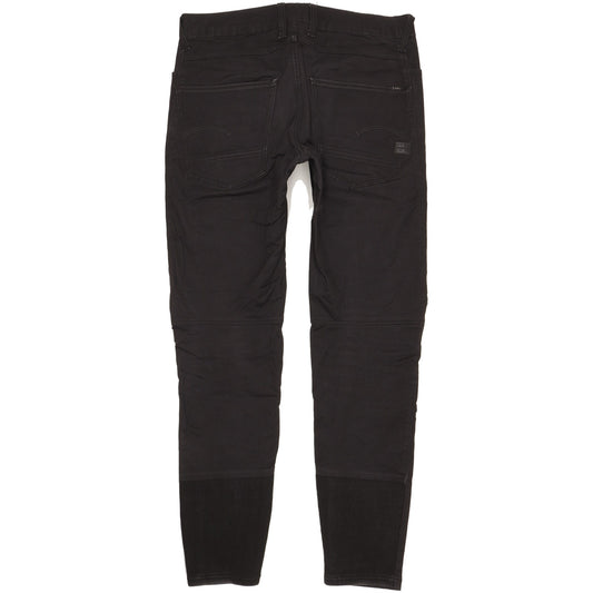 G-Star Motac XDC 3D Men Black Tapered Slim Stretch Jeans W33 L33