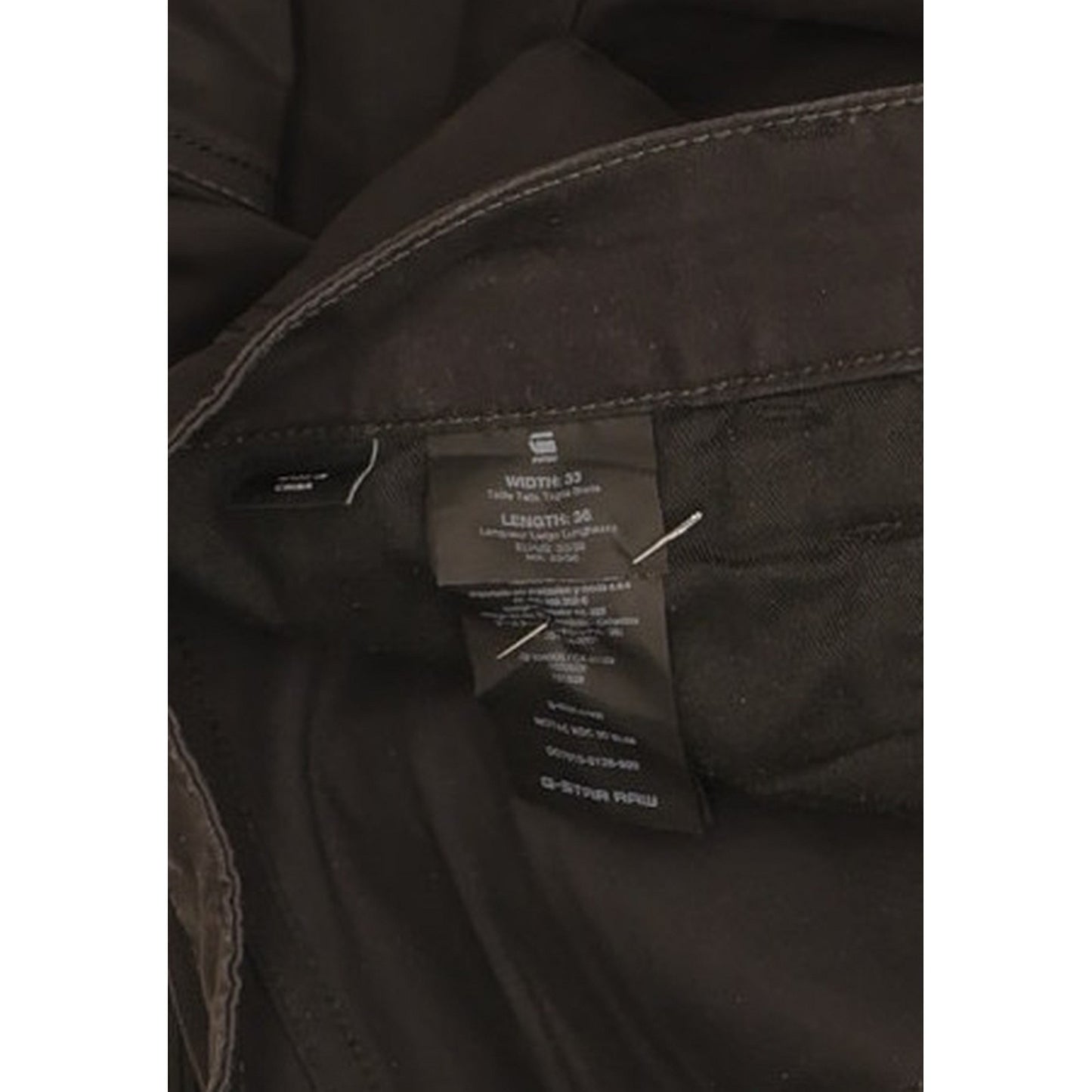 G-Star Motac XDC 3D Men Black Tapered Slim Stretch Jeans W33 L33