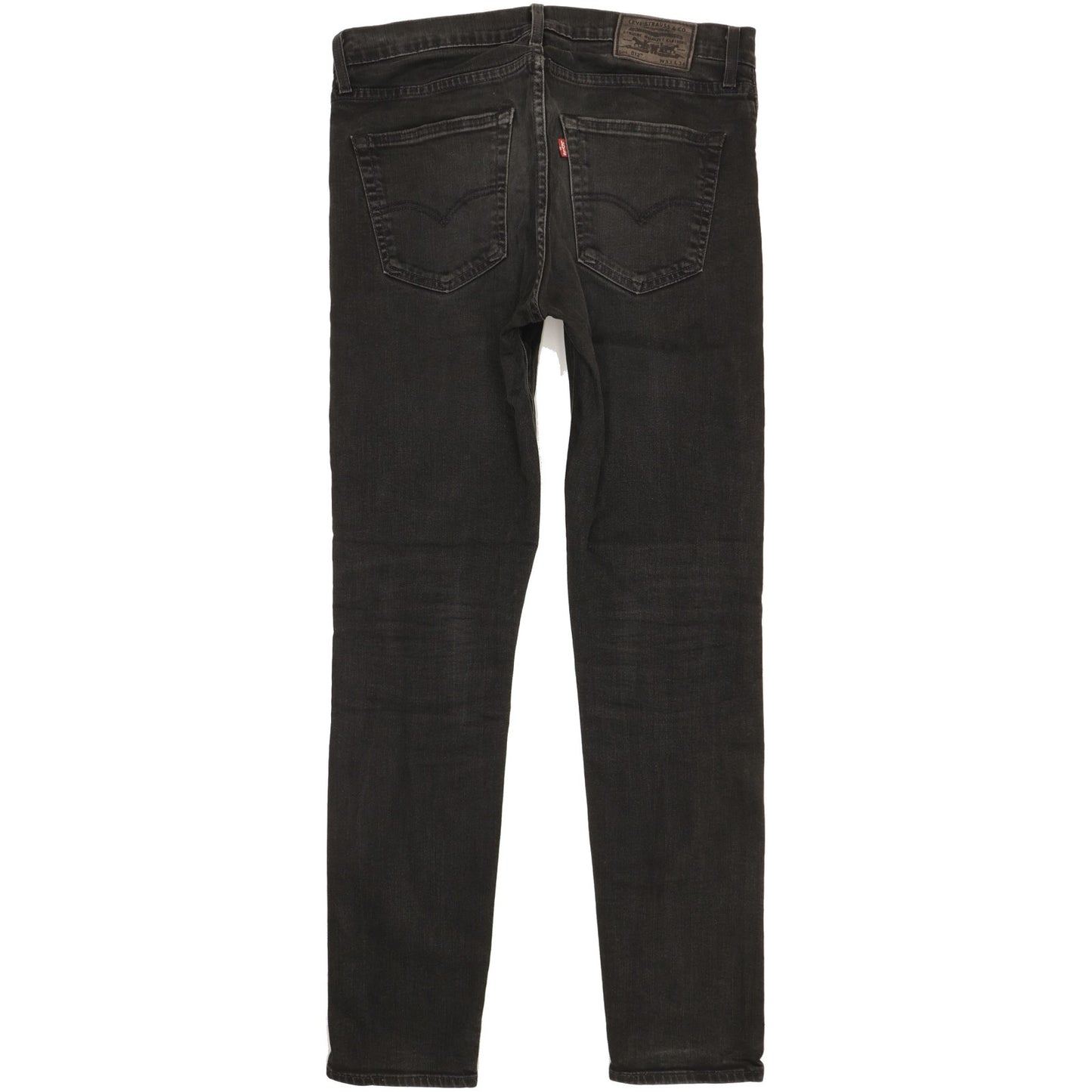 Levi's 512 Men Black Tapered Slim Stretch Jeans W33 L33