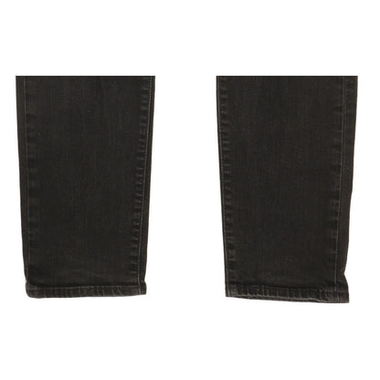 Levi's 512 Men Black Tapered Slim Stretch Jeans W33 L33