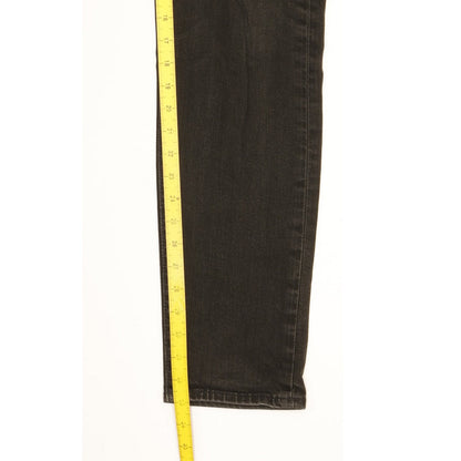 Levi's 512 Men Black Tapered Slim Stretch Jeans W33 L33