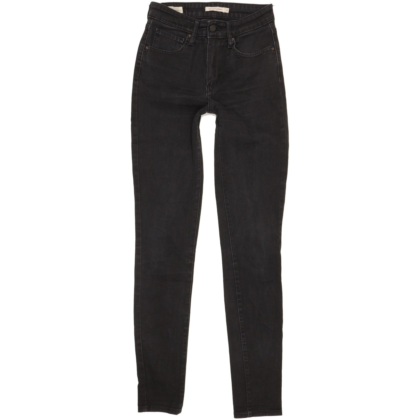 Levi's 721 Black Skinny Slim Stretch Jeans High Waisted W27 L32