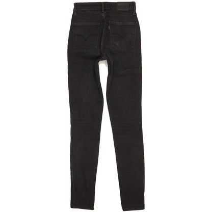 Levi's 721 Black Skinny Slim Stretch Jeans High Waisted W27 L32
