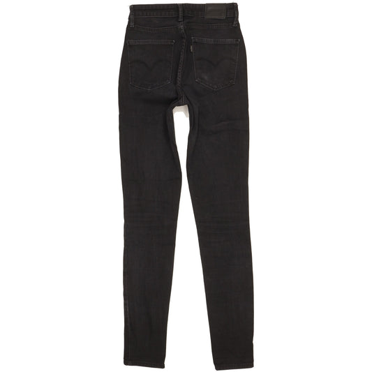 Levi's 721 Black Skinny Slim Stretch Jeans High Waisted W27 L32