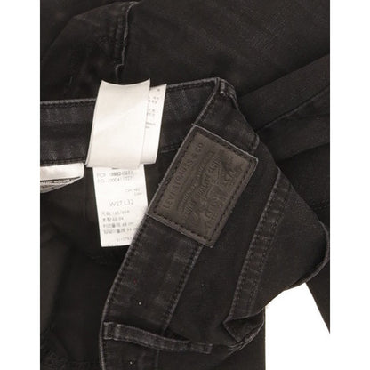 Levi's 721 Black Skinny Slim Stretch Jeans High Waisted W27 L32