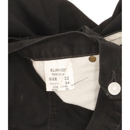 G-Star Elwood Men Black Straight Regular Jeans W32 L34