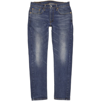 Levi's 502 Men Blue Tapered Regular Stretch Jeans W32 L32