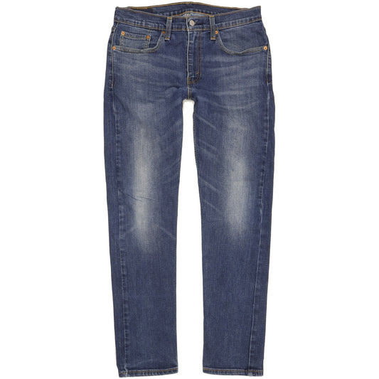 Levi's 502 Men Blue Tapered Regular Stretch Jeans W32 L32