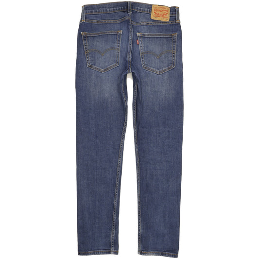 Levi's 502 Men Blue Tapered Regular Stretch Jeans W32 L32