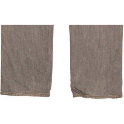Levi's Men Grey Straight Regular Stretch Jeans W33 L32