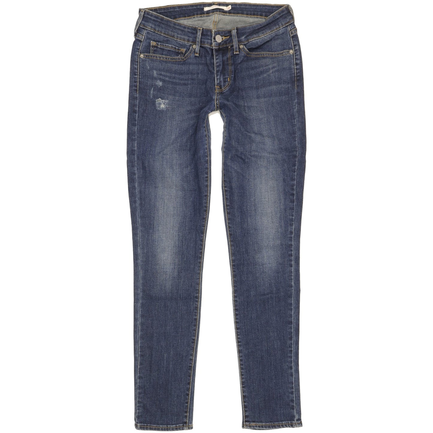 Levi's 711 Women Blue Skinny Slim Stretch Jeans W28 L30