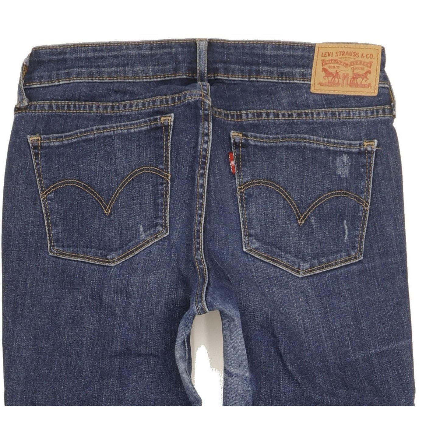 Levi's 711 Women Blue Skinny Slim Stretch Jeans W28 L30