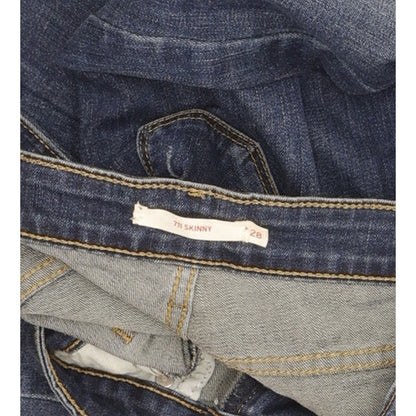 Levi's 711 Women Blue Skinny Slim Stretch Jeans W28 L30
