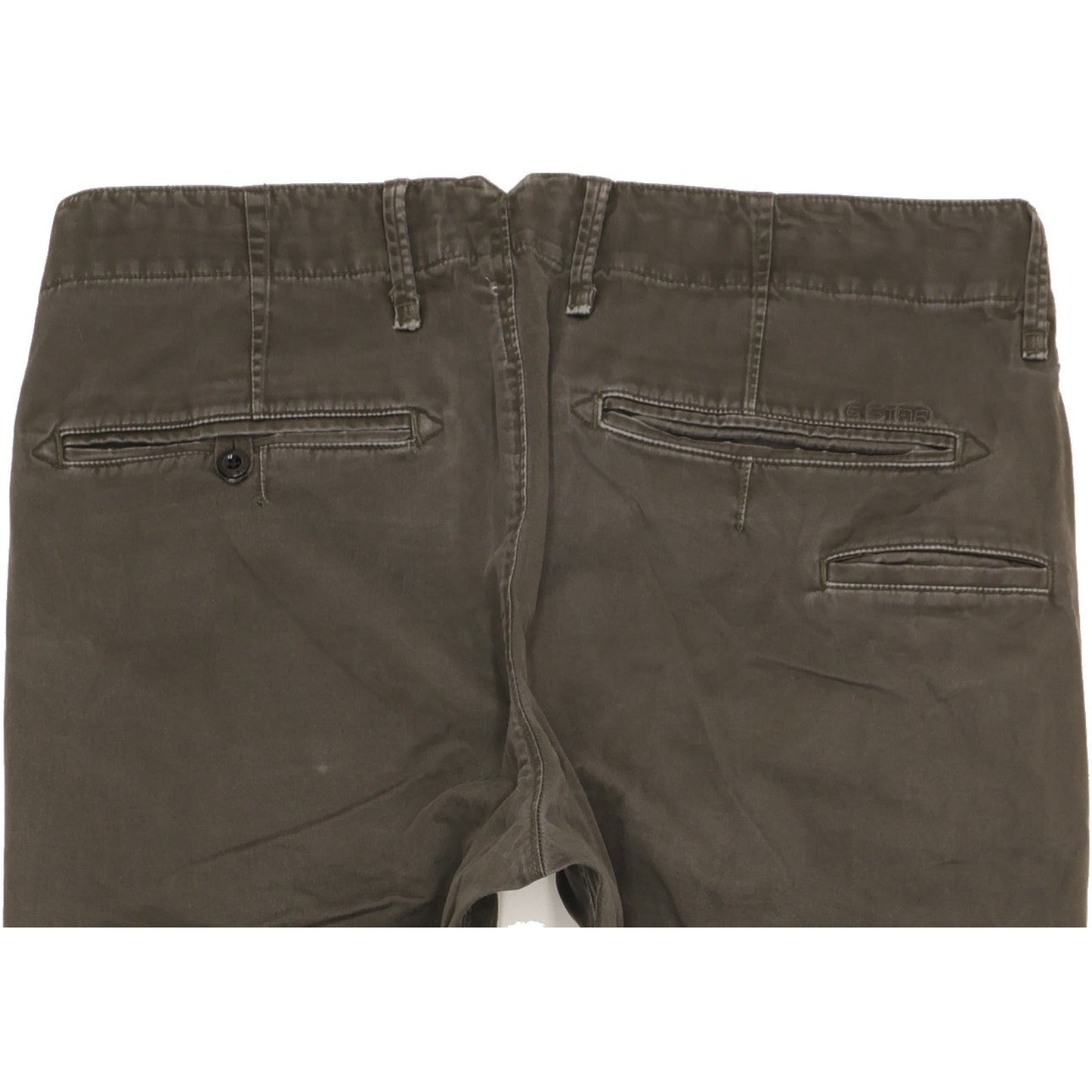 G-Star Vetar Men Grey Straight Regular Chino Stretch Jeans W36 L31