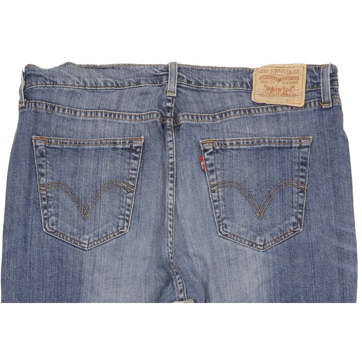 Levi's 751 Men Blue Straight Regular Stretch Jeans W38 L27