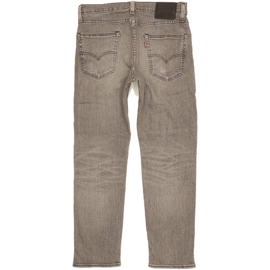 Levi's 502 Men Grey Tapered Regular Stretch Jeans W31 L28