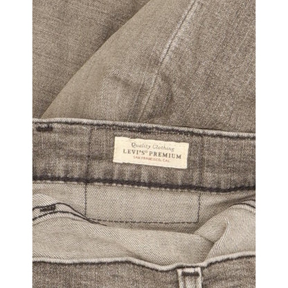 Levi's 502 Men Grey Tapered Regular Stretch Jeans W31 L28