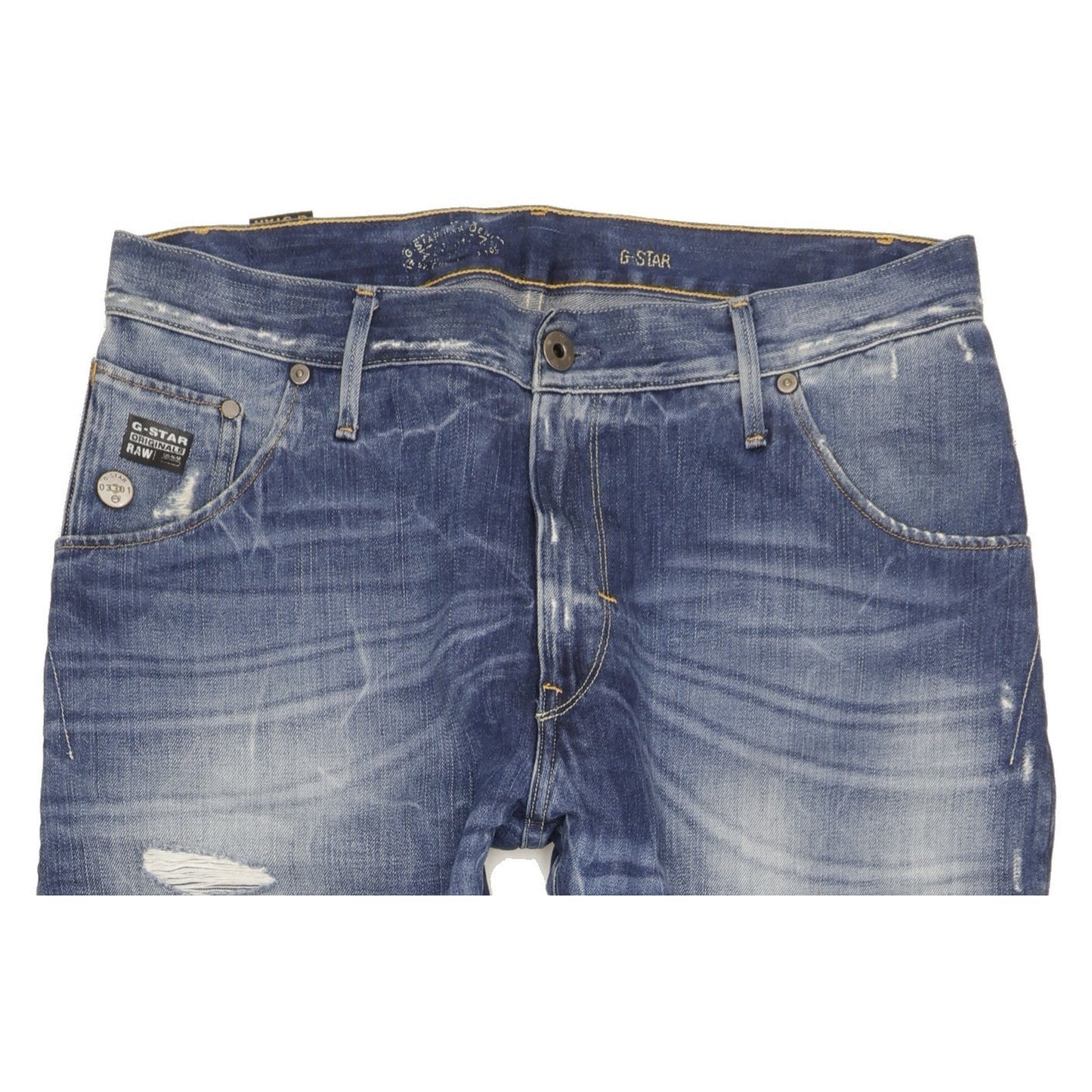 G-Star Arc 3D Men Blue Tapered Loose Jeans W34 L34