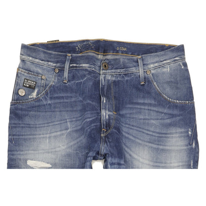 G-Star Arc 3D Men Blue Tapered Loose Jeans W34 L34