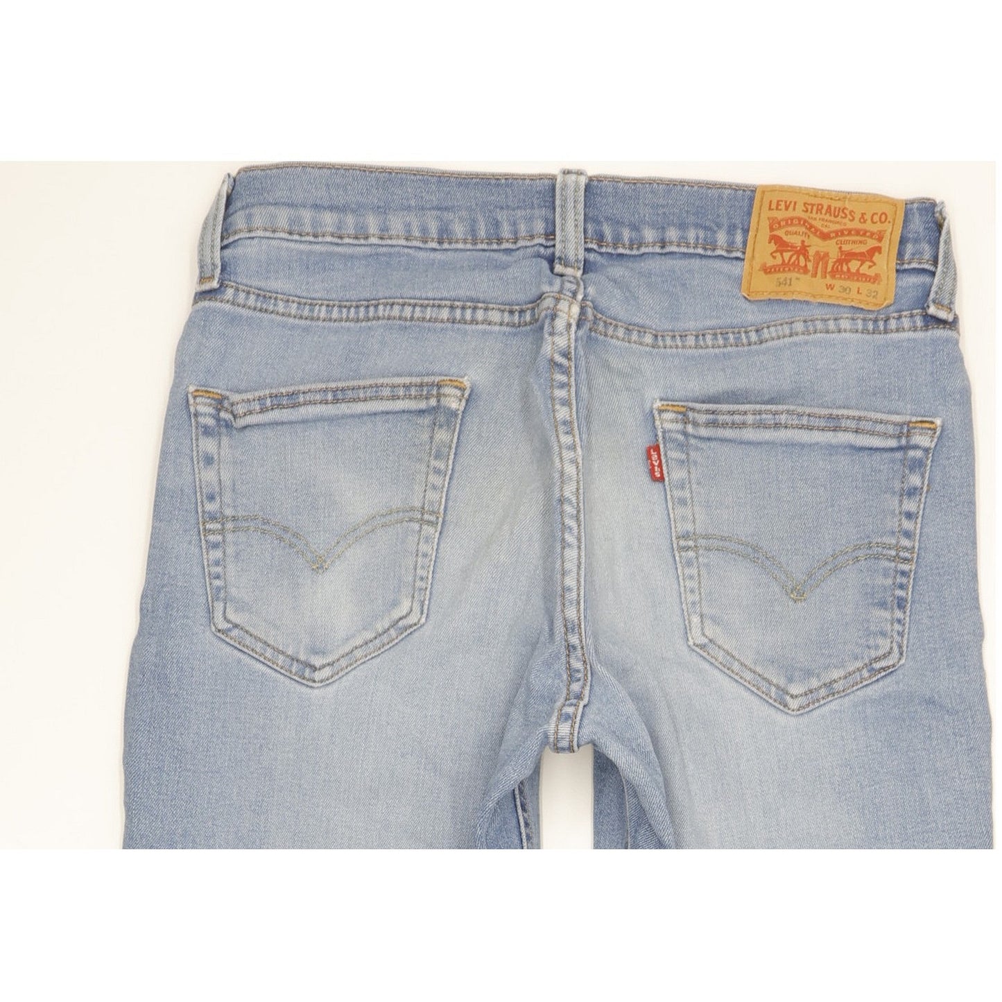 Levi's 541 Men Blue Straight Regular Stretch Jeans W30 L30