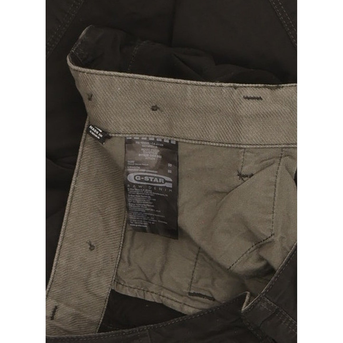 G-Star Rovic Field Men Black Tapered Regular Jeans W33 L32
