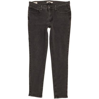 Levi's 711 Women Black Skinny Slim Jeans W31 L29