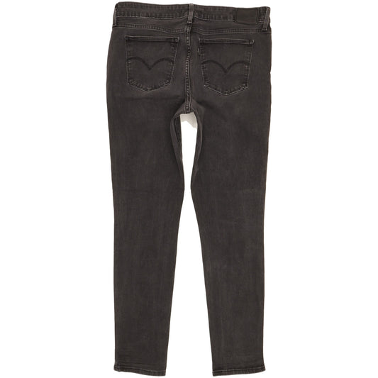 Levi's 711 Women Black Skinny Slim Jeans W31 L29