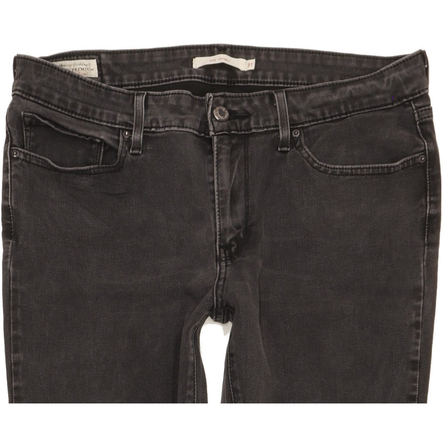 Levi's 711 Women Black Skinny Slim Jeans W31 L29