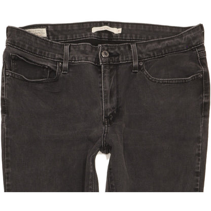 Levi's 711 Women Black Skinny Slim Jeans W31 L29