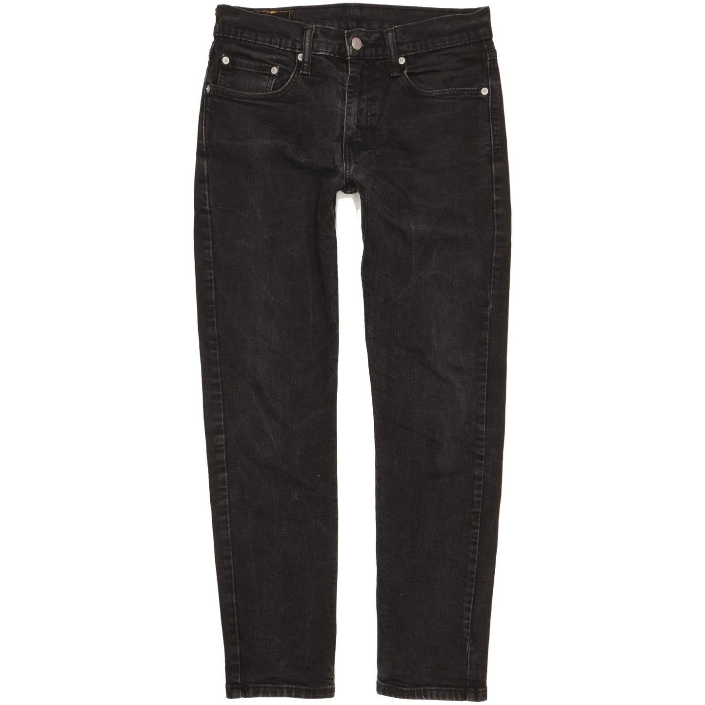 Levi's 502 Men Black Tapered Regular Stretch Jeans W31 L30