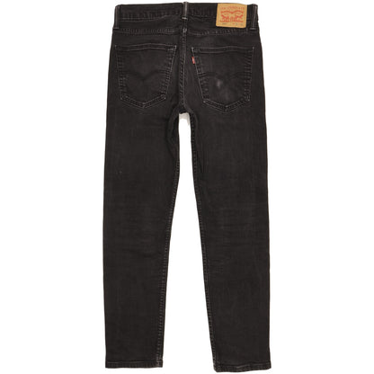 Levi's 502 Men Black Tapered Regular Stretch Jeans W31 L30