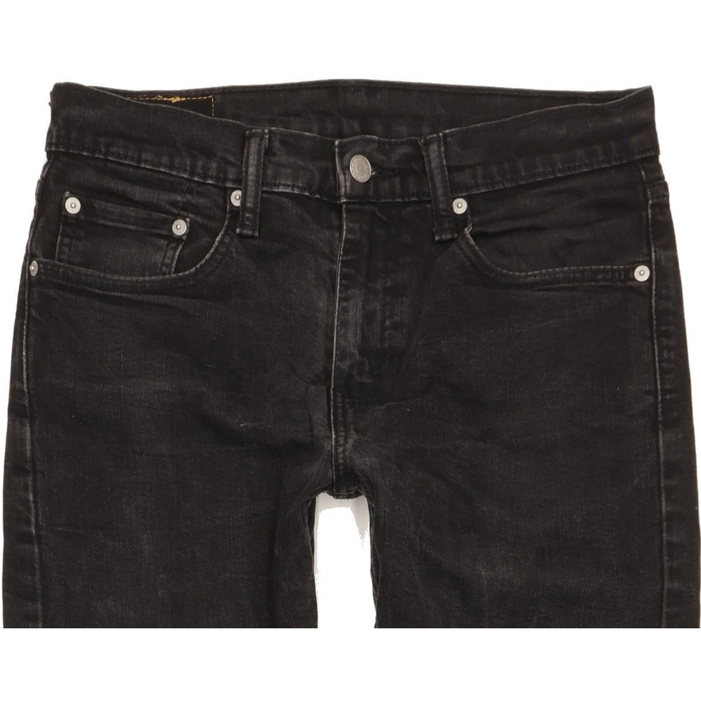 Levi's 502 Men Black Tapered Regular Stretch Jeans W31 L30