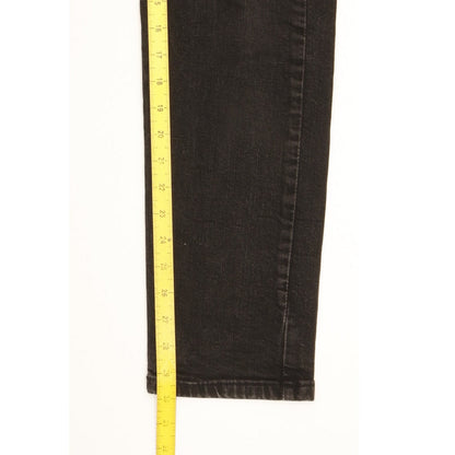 Levi's 502 Men Black Tapered Regular Stretch Jeans W31 L30