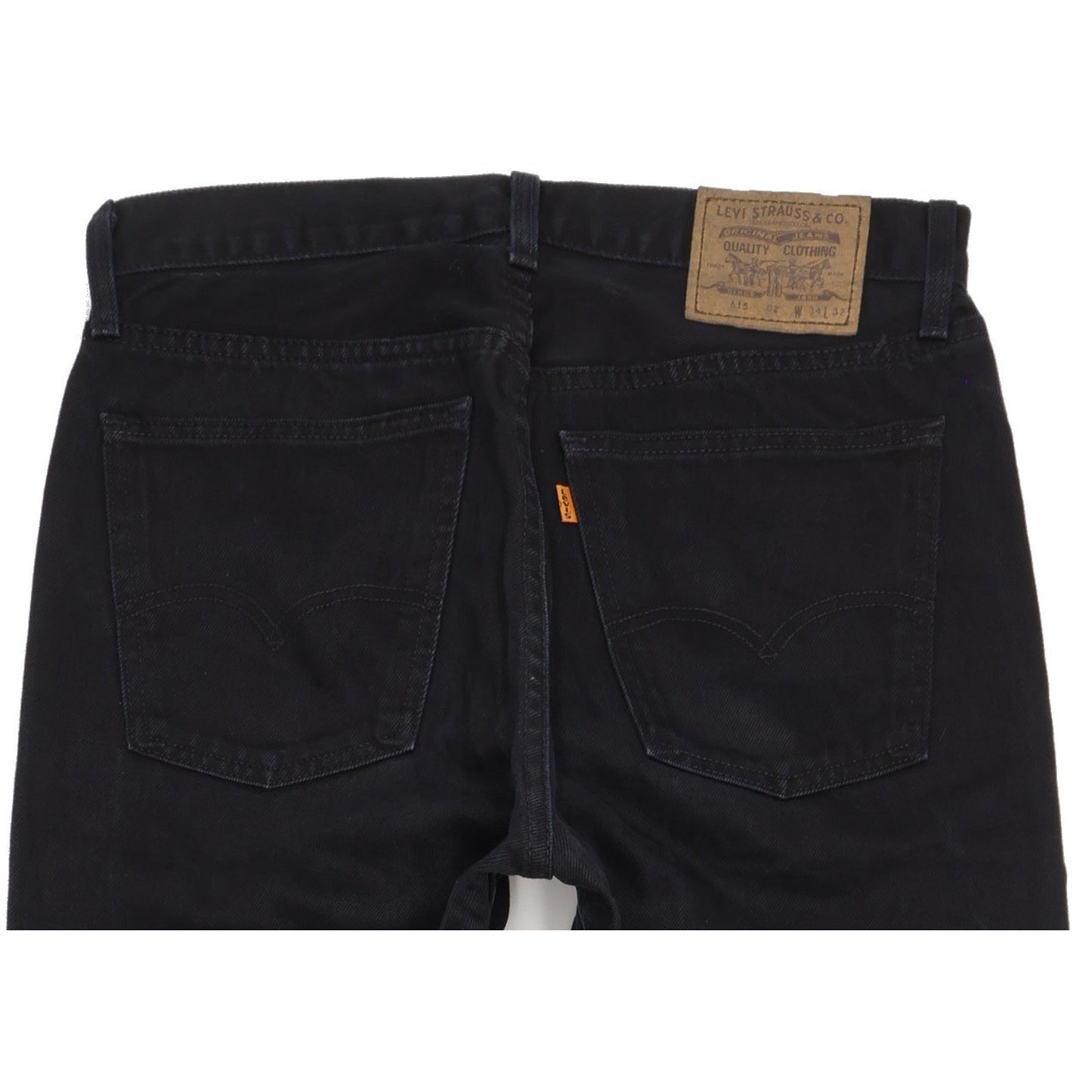 Levi's 615 Men Black Straight Regular Jeans W34 L31