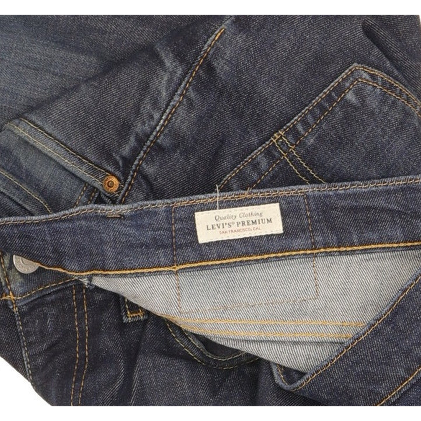 Levi's 511 Men Blue Straight Slim Jeans W34 L33