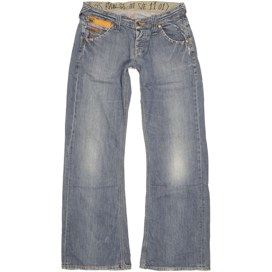 G-Star Studs Women Blue Bootcut Loose Jeans W29 L33