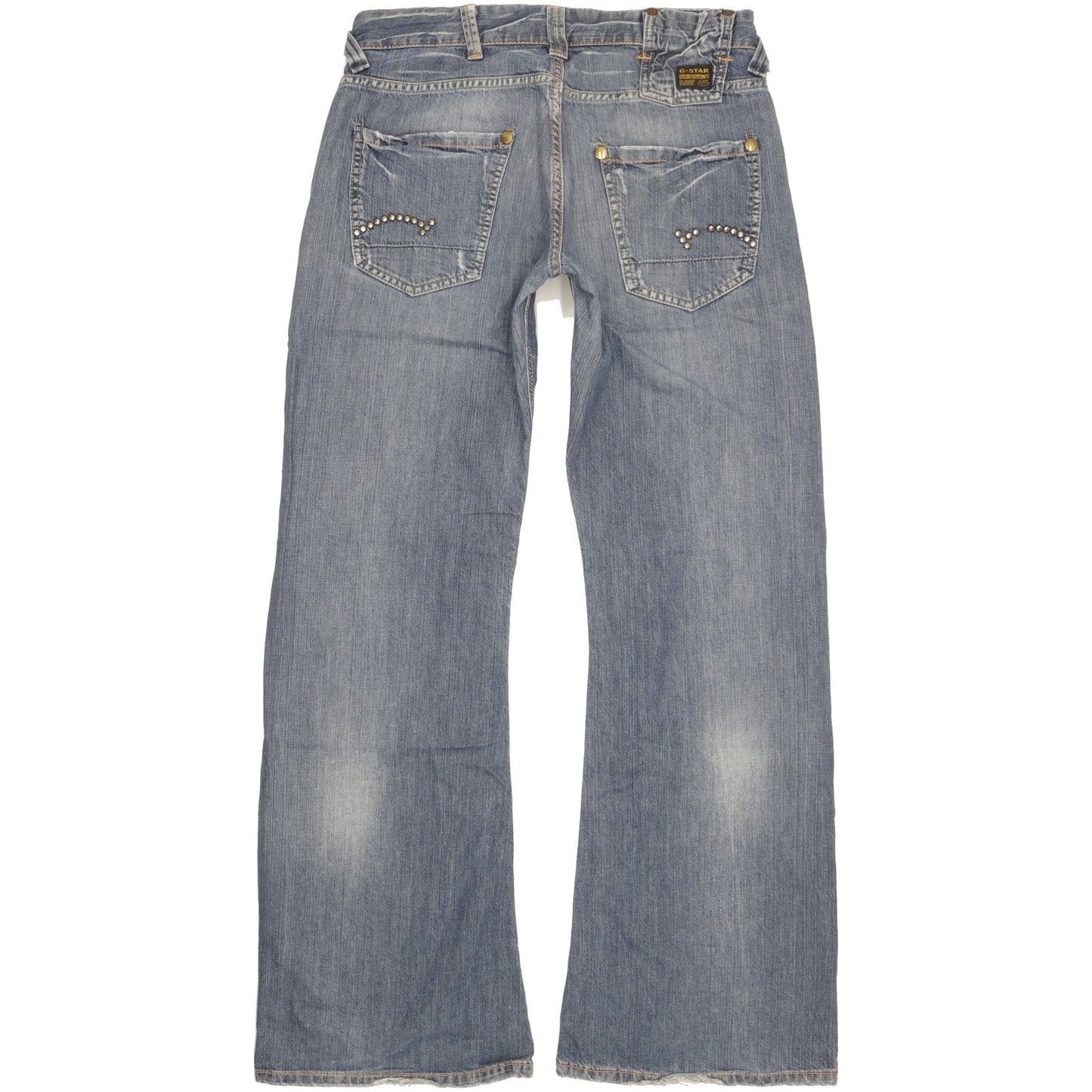 G-Star Studs Women Blue Bootcut Loose Jeans W29 L33