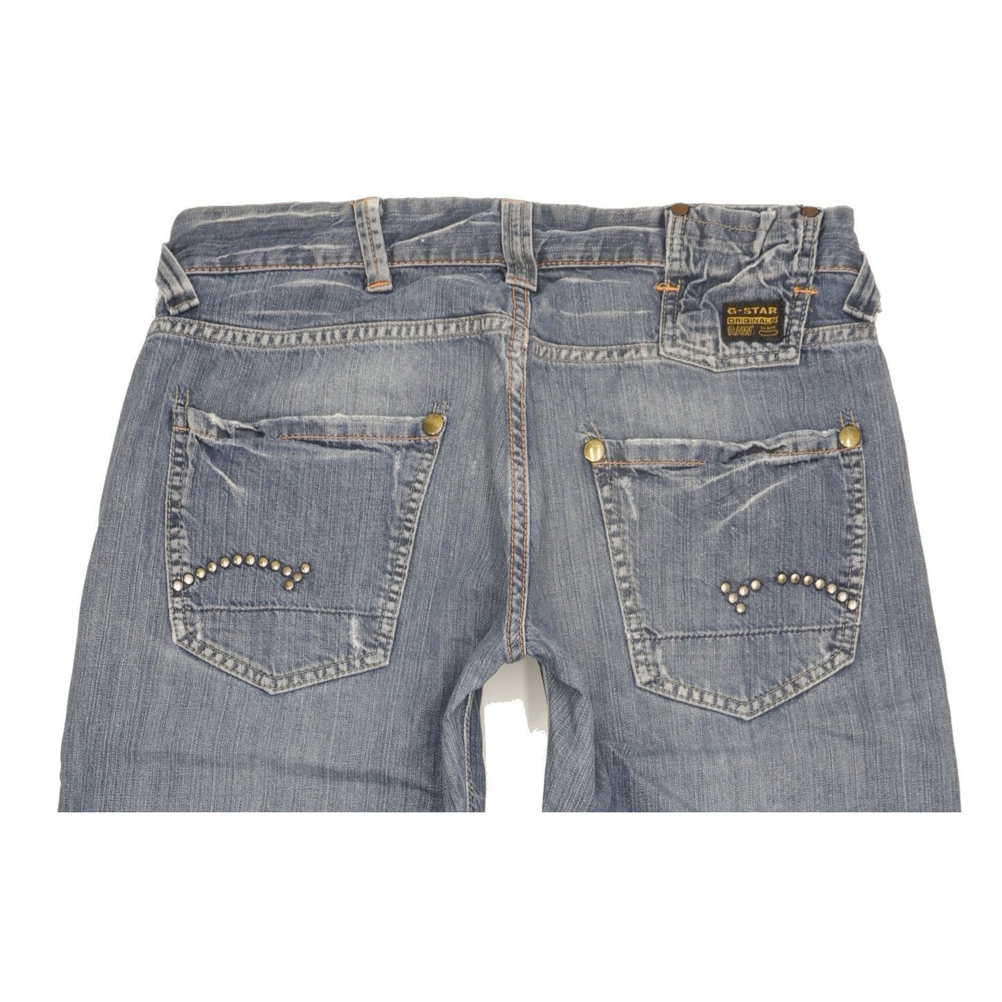 G-Star Studs Women Blue Bootcut Loose Jeans W29 L33