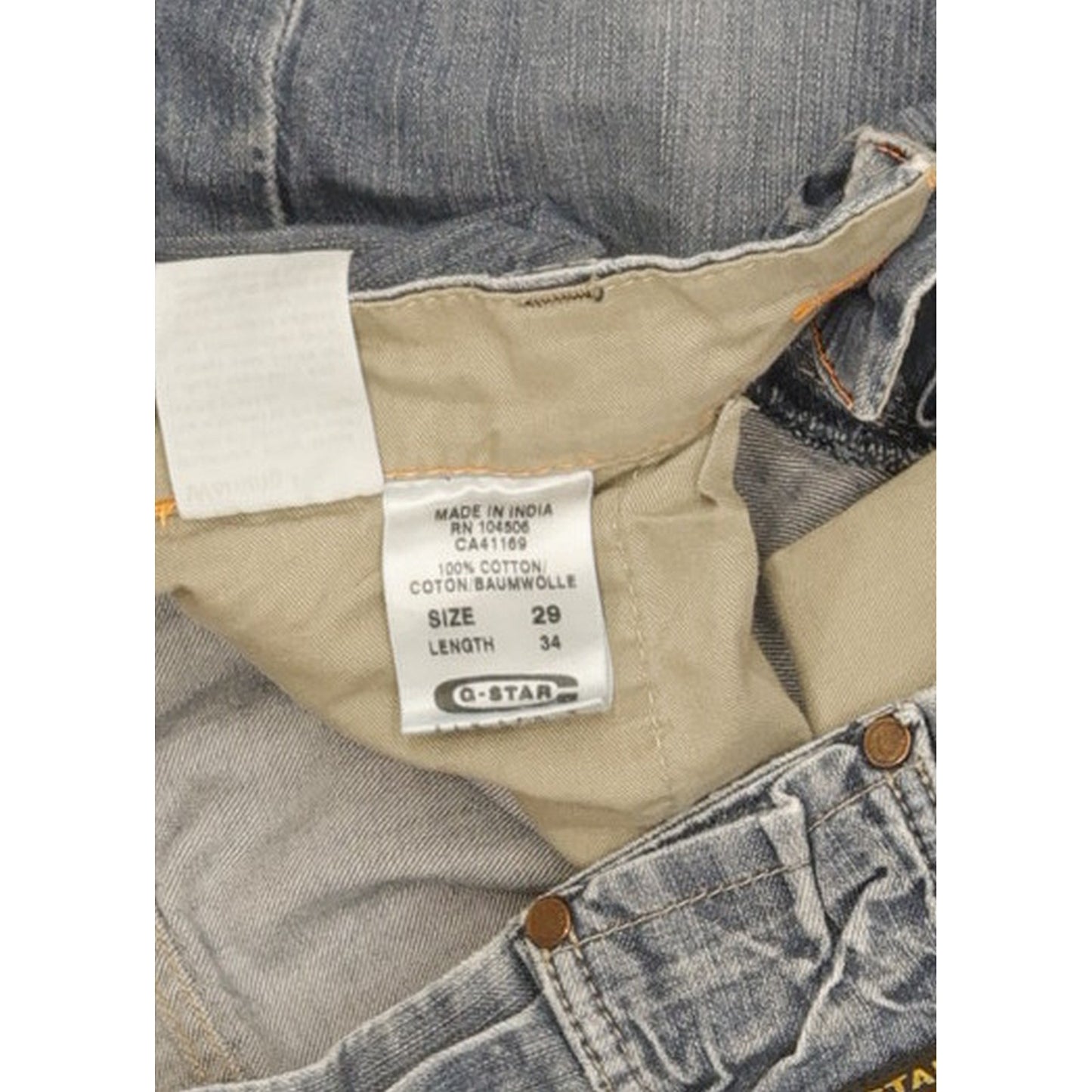 G-Star Studs Women Blue Bootcut Loose Jeans W29 L33