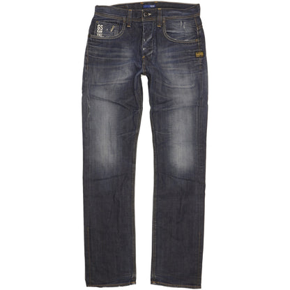 G-Star Attacc Men Blue Straight Regular Jeans W31 L34